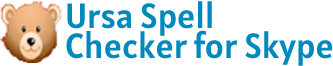 Ursa Spell Checker for Skype
